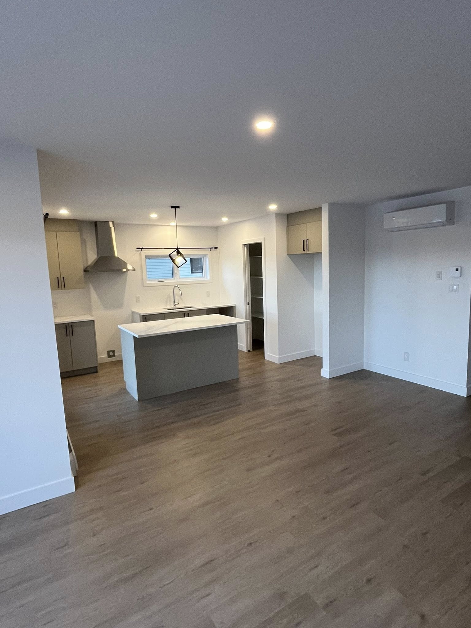 Cuisine dans un appartement de l'immeuble L'Horizon.